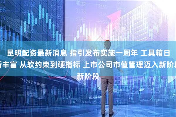 昆明配资最新消息 指引发布实施一周年 工具箱日渐丰富 从软约束到硬指标 上市公司市值管理迈入新阶段
